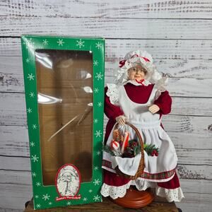Santa's Workshop Mrs. Claus Handcrafted Collectible in Original Box- Rare